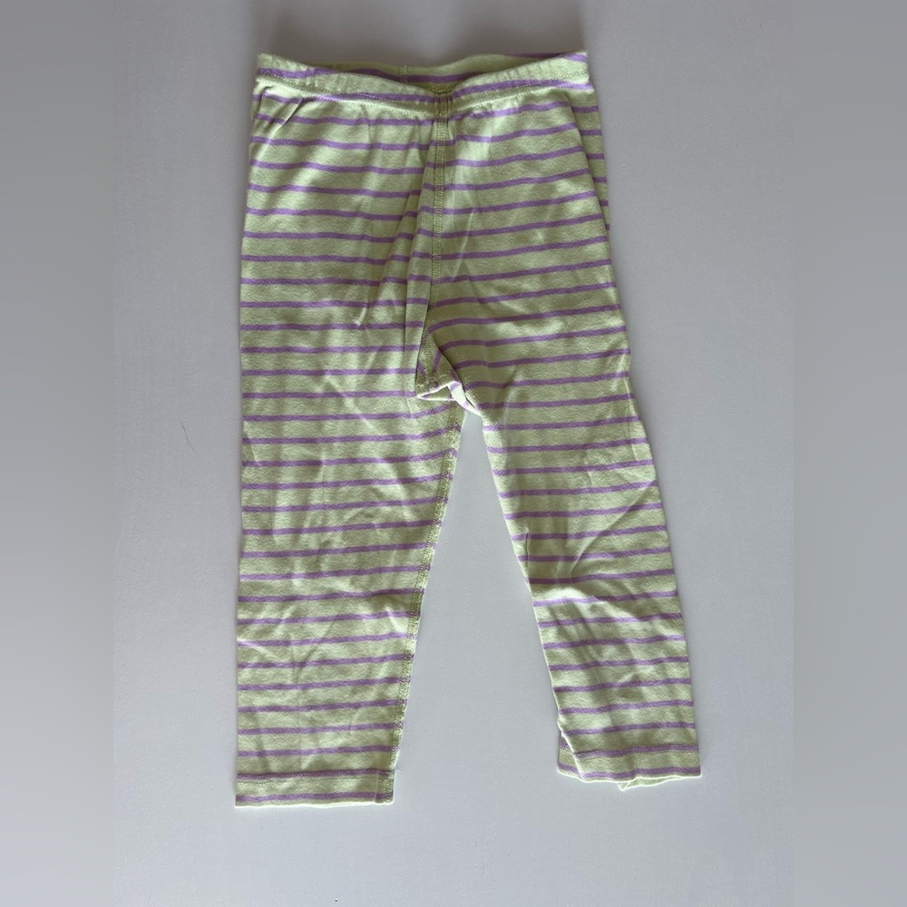 Hanna Andersson Kids Bottoms - Green and Purple Stripes